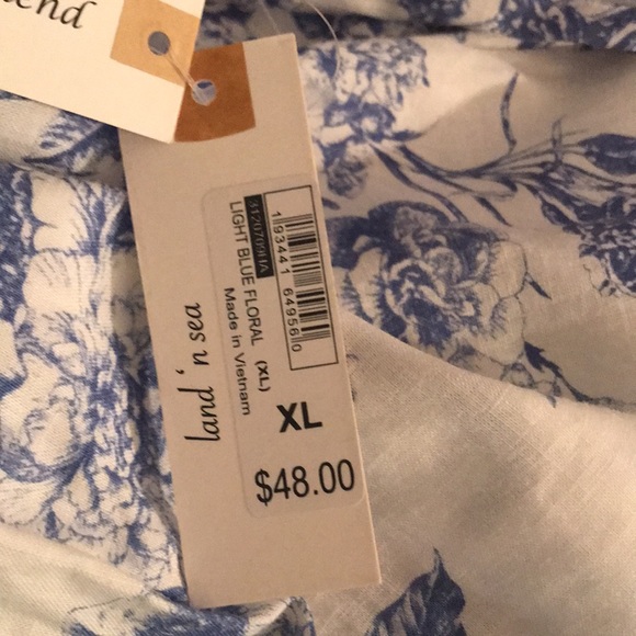 NWT Land ‘N Sea Linen Shorts - Picture 6 of 6